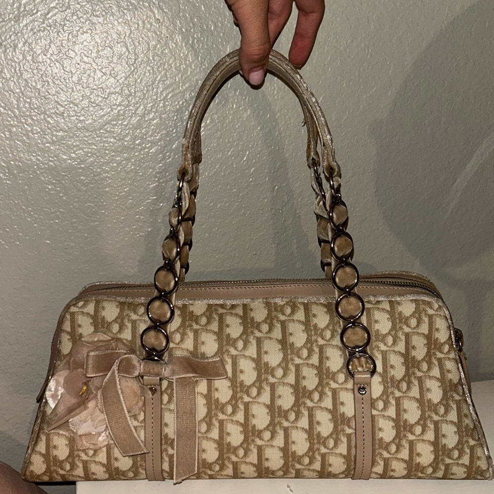Vintage Christian Dior Pink monogram Handbag